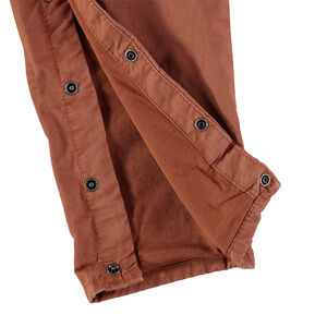 Salopette en toile doublée jersey à poches 