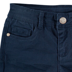 Βαμβακερό τουίλ παντελόνι νηματοβαφή με μόνιμες τσακίσεις  