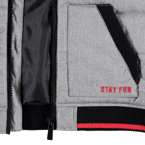 Doudoune sans manches avec poches et col esprit teddy 