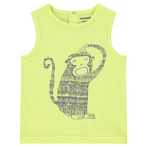 Débardeur uni avec animal printé 