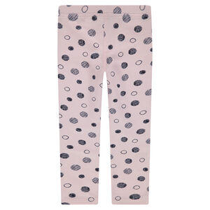 Ζέρσεϊ κολάν με πουά μοτίβο 