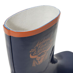 Μονόχρωμες γαλότσες με τυπωμένο βούβαλο 