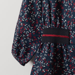Robe manches longues imprimé all-over 