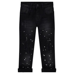 Τζιν με φθαρμένη όψη και πιτσιλιές χρώματος 