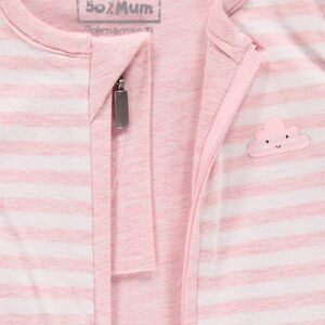 Υπνόσακος ριγέ από ζέρσεϊ με αφαιρούμενα μανίκια 