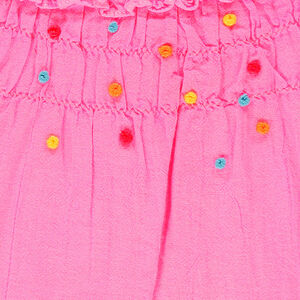 Φλούο φόρεμα με βολάν 