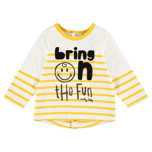 Μαρινιέρα με στάμπα ©Smiley και μπουκλέ γράμματα 