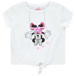 T-shirt manches courtes Minnie Disney à nouer 