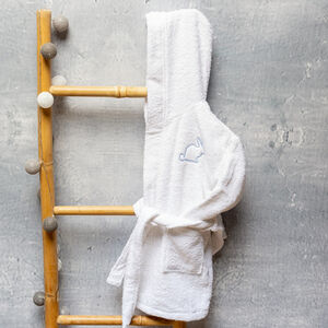  Mπουρνούζι 6 rabbit μπλε  