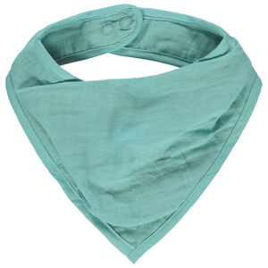 Bavoir forme bandana en coton 