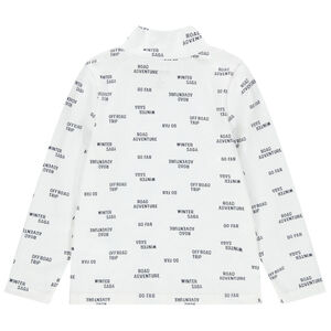 Sous-pull col cheminée imprimé all-over 