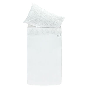 Σετ με παπλωματοθήκη και μαξιλαροθήκη με μοτίβο φτερά 