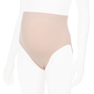 Ψηλόμεσο σλιπ εγκυμοσύνης χωρίς ραφές στο χρώμα του δέρματος 