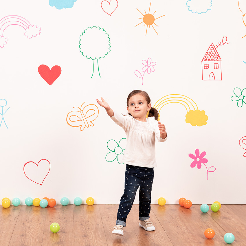 T-shirt manches longues à broderie anglaise et volants 