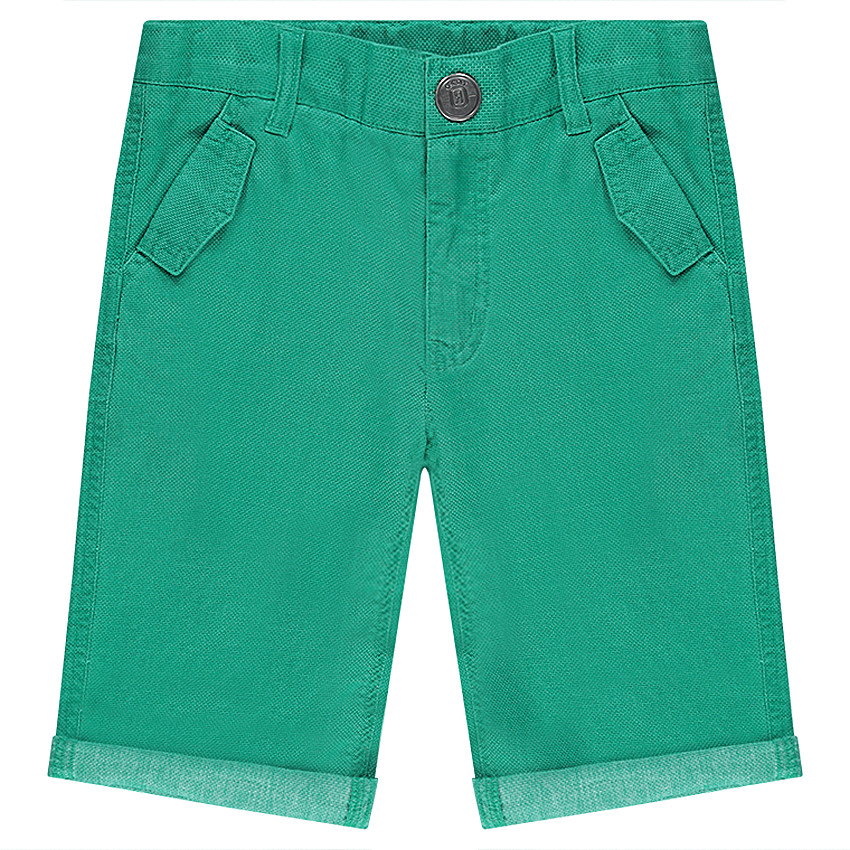 Παιδικά - Βερμούδα σε βαμβακερή ύφανση με τσέπες 