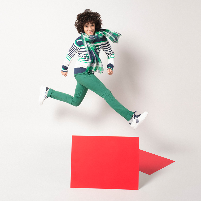 Παιδικά - Μαρινιέρα με πράσινες ρίγες και γράμματα από βελούδο 