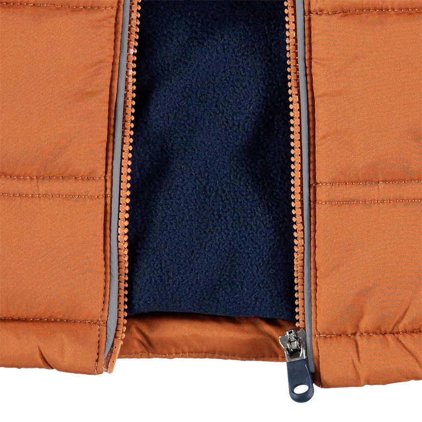 Μπουφάν με κουκούλα και επένδυση  micopolaire 