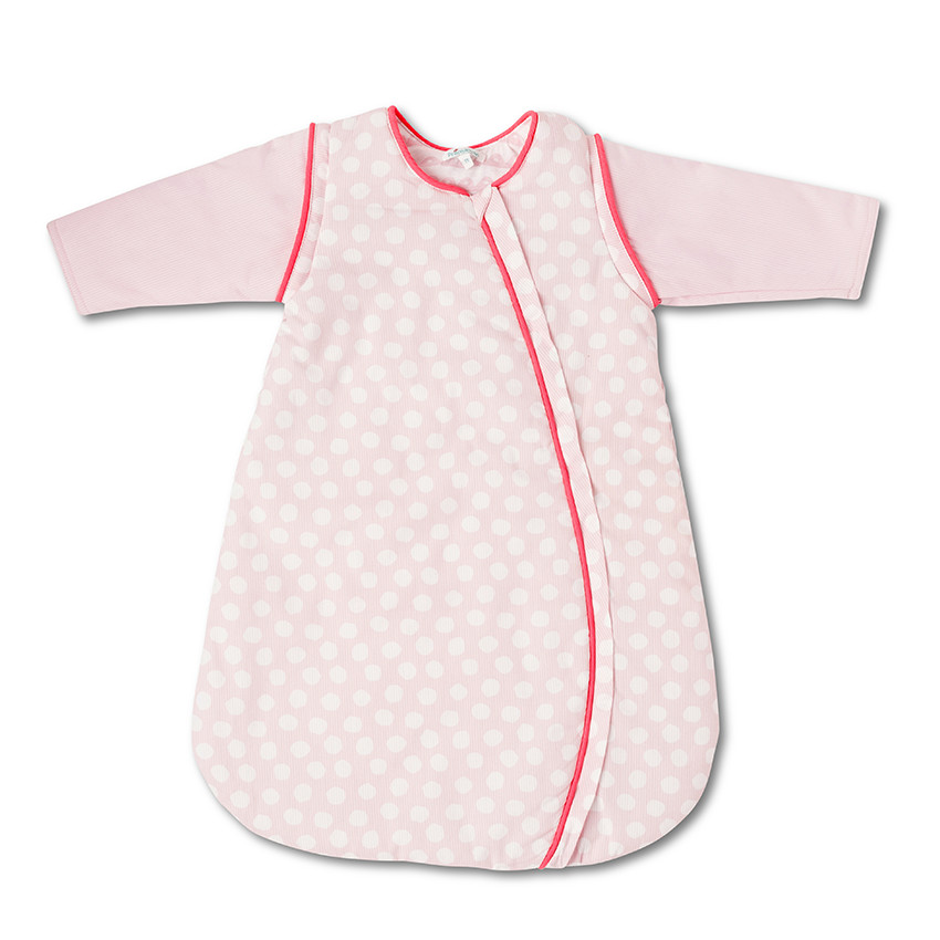 Turbulette à manches amovibles en popeline de coton imprimée fantaisie 