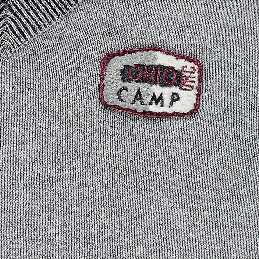 Παιδικά - Πλεκτό πουλόβερ με απλικέ σήμα 