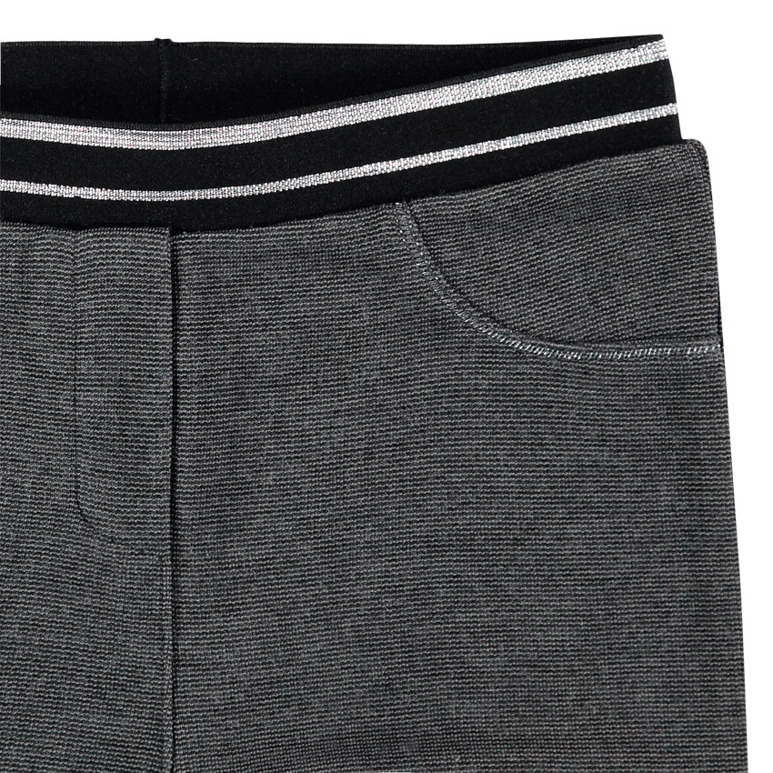 Jegging milano με ριγέ μέση 
