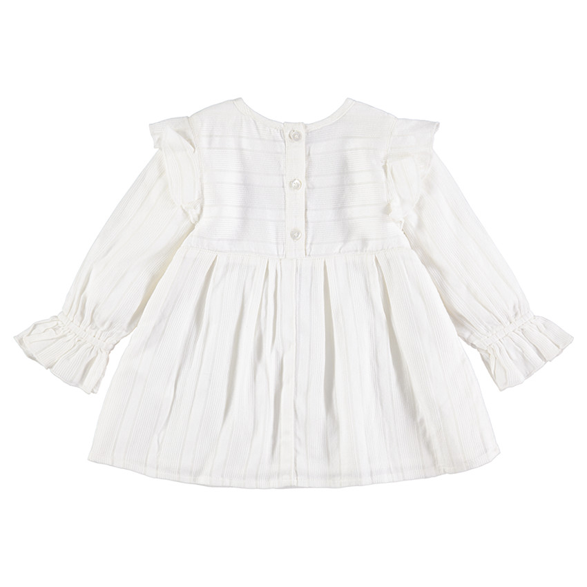 Βαμβακερή τουνίκ με κεντημένα λουλούδια και ποντίκι 