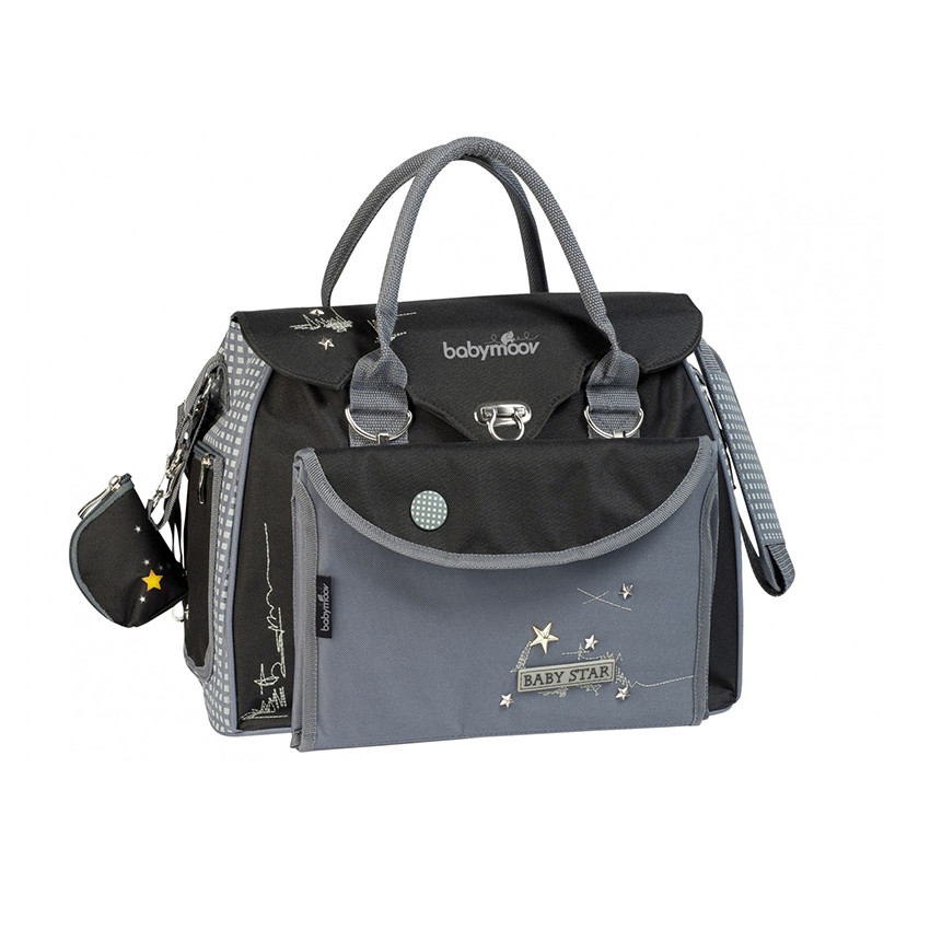 Βρεφική τσάντα αλλαγης Baby Star - Μαύρο / Γκρι 