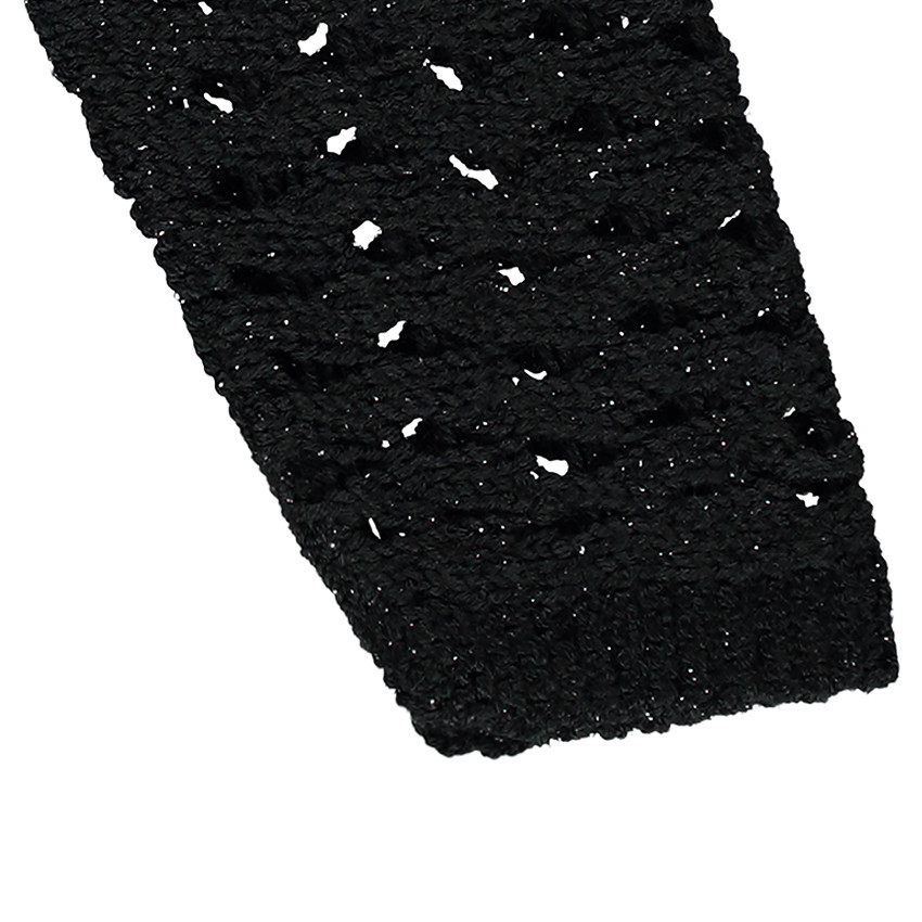 Κοντό πλεκτό oversize με αζούρ πλέξη 