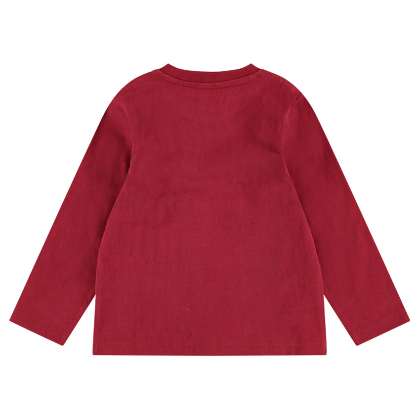 Μακρυμάνικη μπλούζα ζέρσεϊ με μοτίβο και «μαγικές πούλιες» 