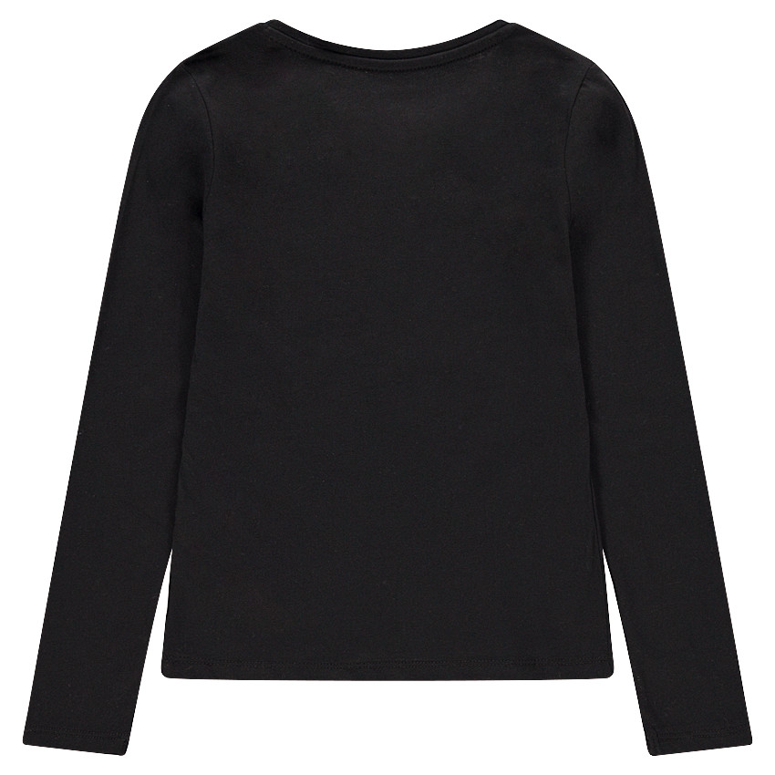 Παιδικά - Μακρυμάνικη μπλούζα με μήνυμα και καρδιά από «μαγικές» πούλιες 