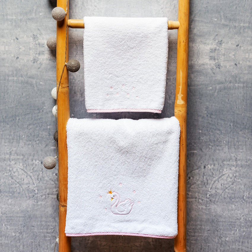  Σετ πετσέτες 2 τμχ swan  