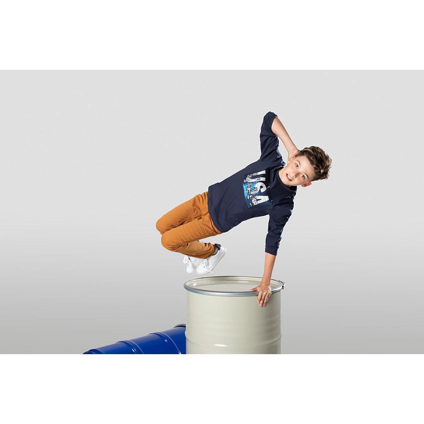 Παντελόνι από τουίλ σε γραμμή slim με αφαιρούμενη ζώνη 