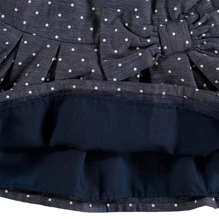 Αμάνικο πουά φόρεμα με καρό επένδυση 