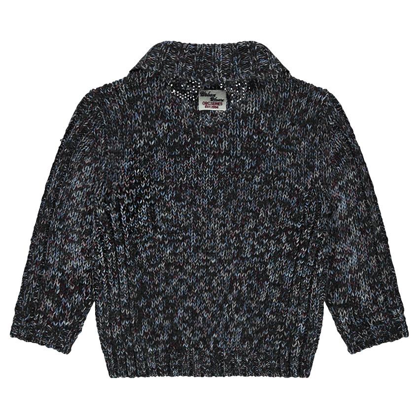 Πλεκτό με κρουαζέ λαιμόκοψη 