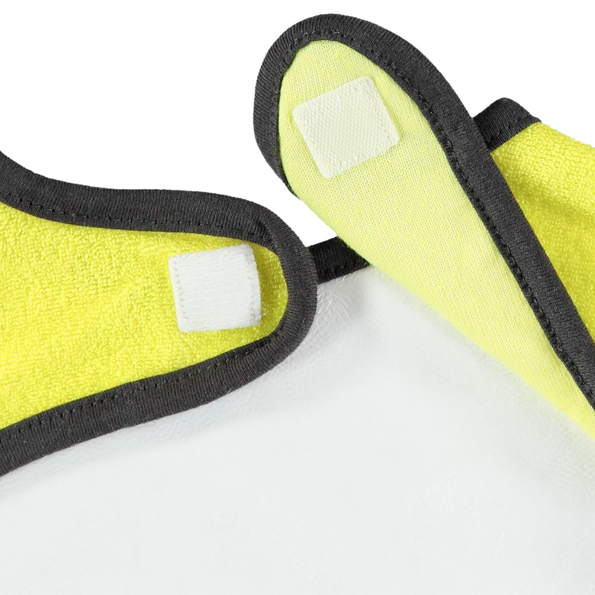 Σαλιάρα-ποδιά με στάμπα μήνυμα και τυπωμένα Smiley 