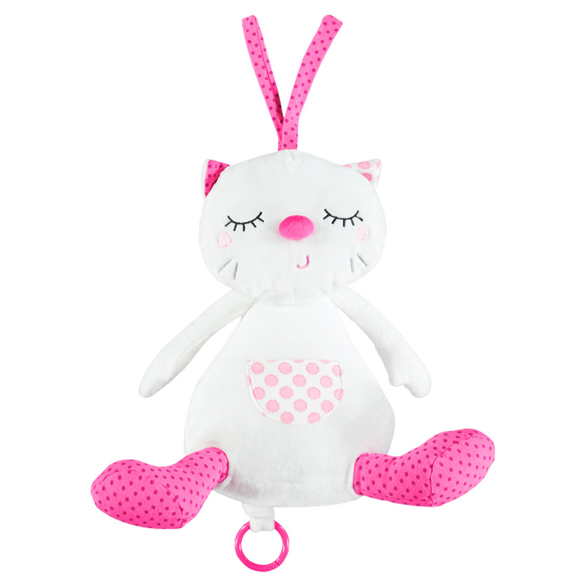 Peluche musicale chat fantaisie  