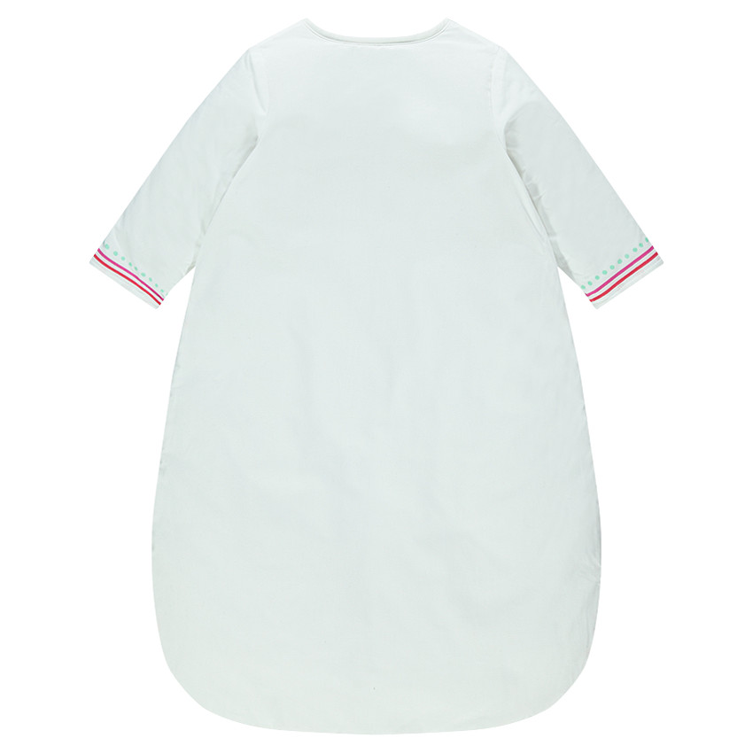 Turbulette manches longues print poupée en popeline doublée jersey 