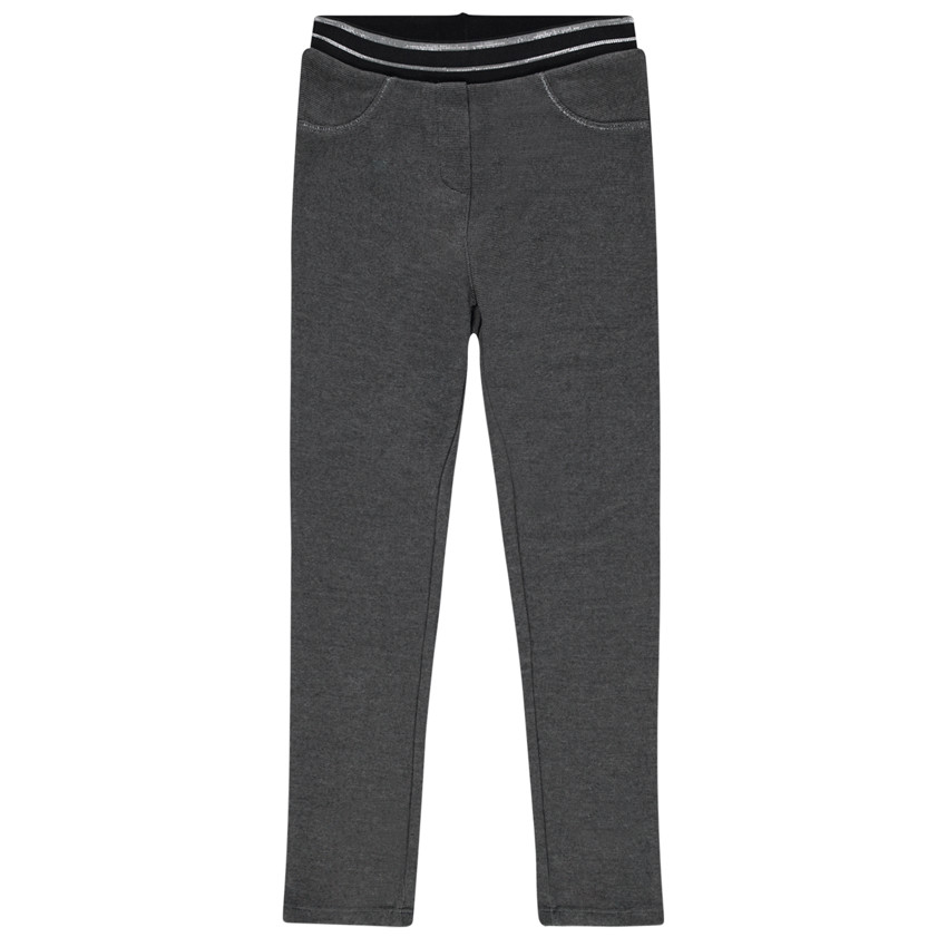 Jegging milano με ριγέ μέση 