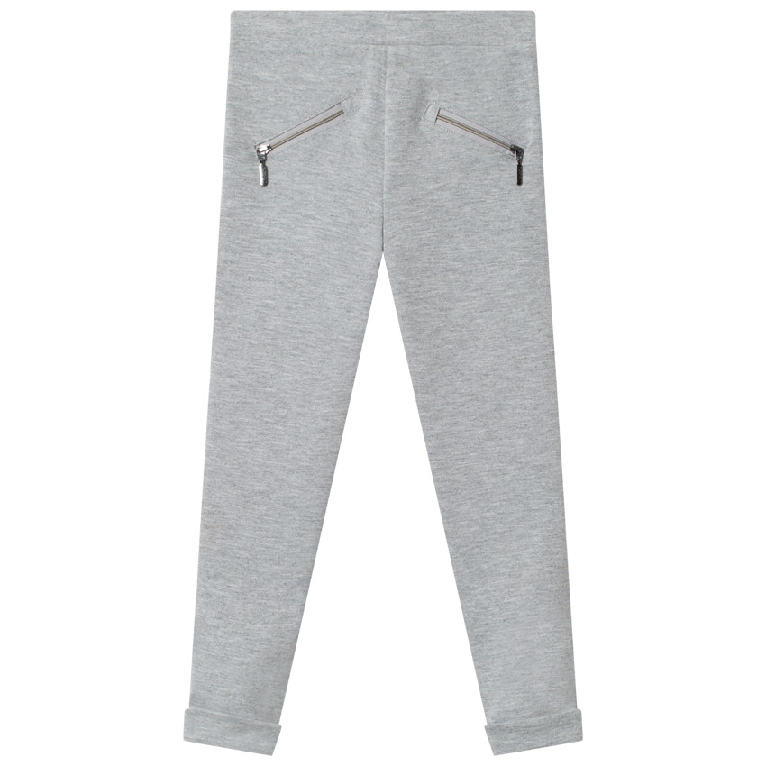 Jegging milano με bandes και τσέπες με φερμουάρ  