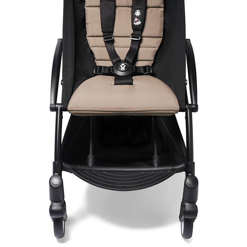 Poussette YOYO² 6+ châssis blanc - Taupe 