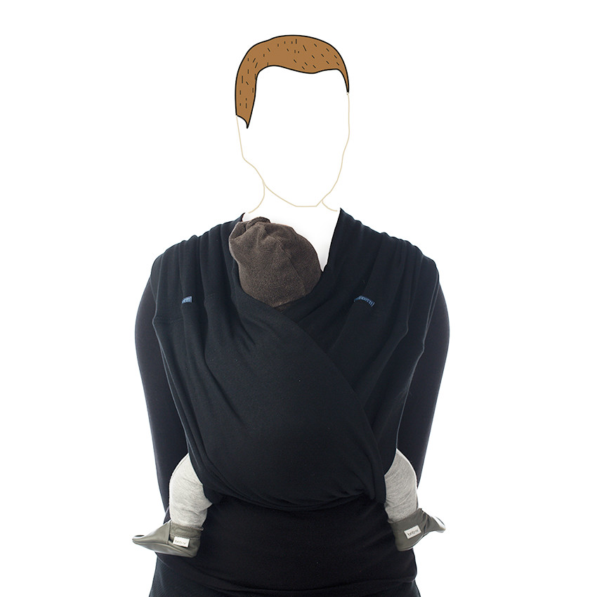 Μάρσιπος Tri-Cotti Small - Μαύρο 