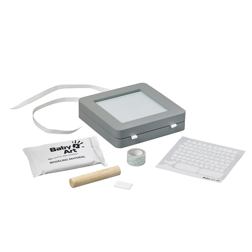 Κορνίζα κρεμαστή με αποτύπωμα My Little Bird - Γκρί  