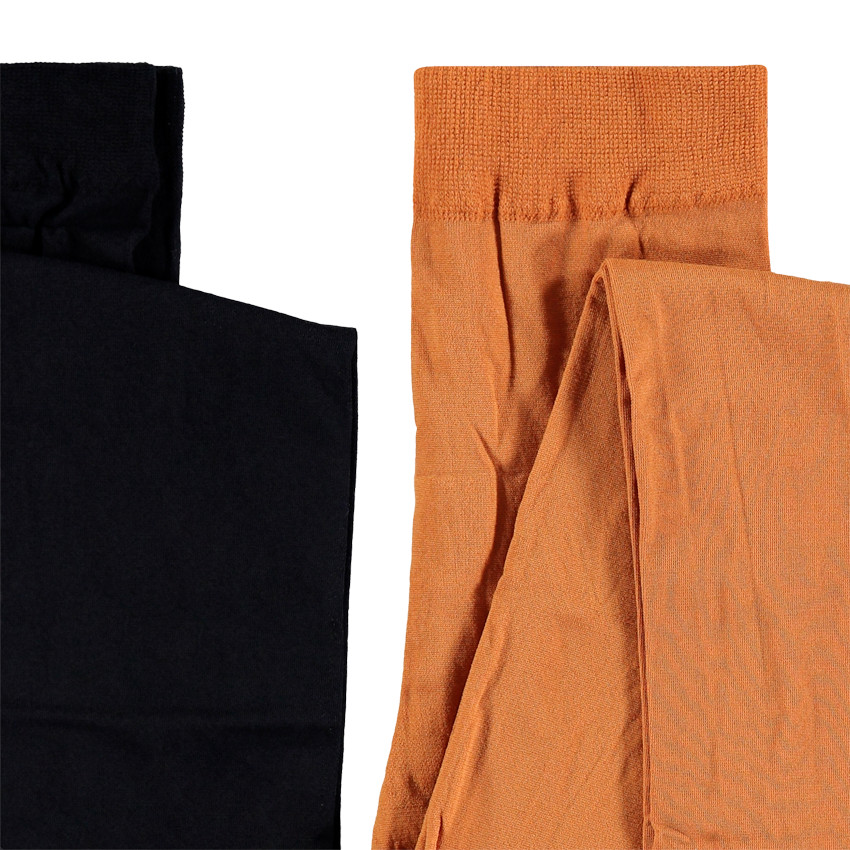 Σετ 2 λεπτά μονόχρωμα καλσόν 