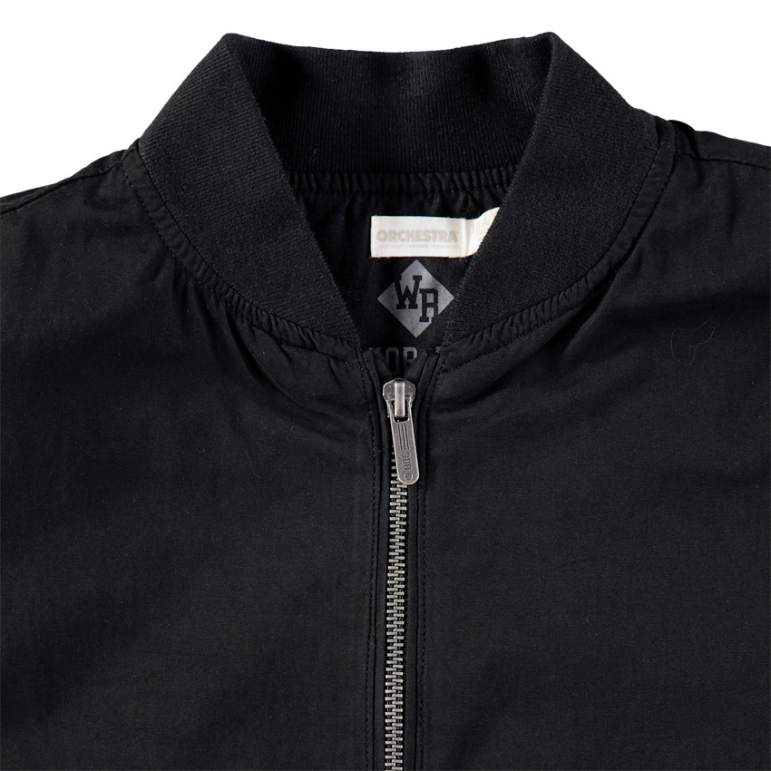 Παιδικά - Μονόχρωμο αντιανεμικό μπουφάν με φερμουάρ στις τσέπες 