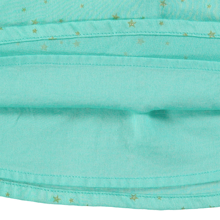 Μακρυμάνικη τουνίκ με χρυσαφί αστέρια τυπωμένα σε όλη την επιφάνεια 