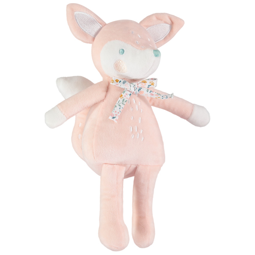 Peluche musicale renard en velours 