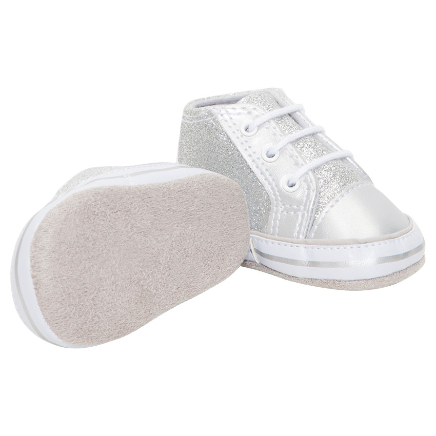 Mποτάκια με παγιέτες και κορδόνια 