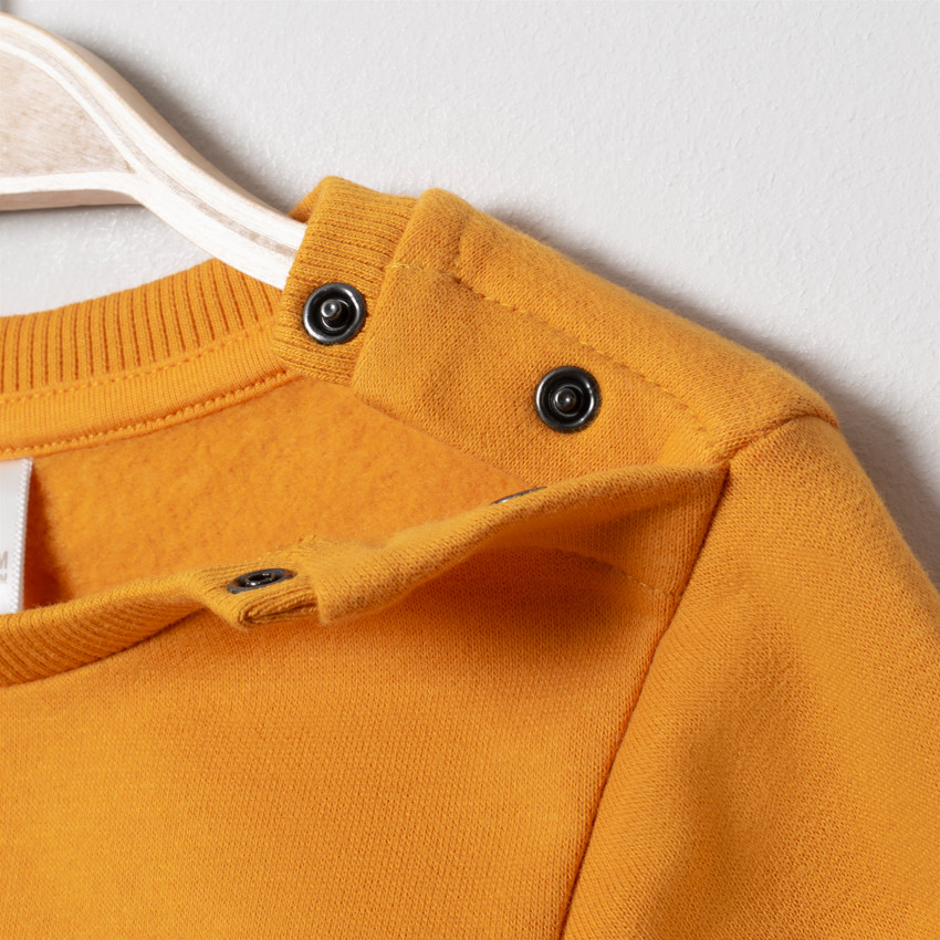 Sweat en molleton à message printé 