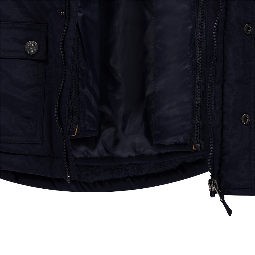 Παρκά 2 σε 1 με λεπτό αφαιρούμενο αμάνικο μπουφάν 