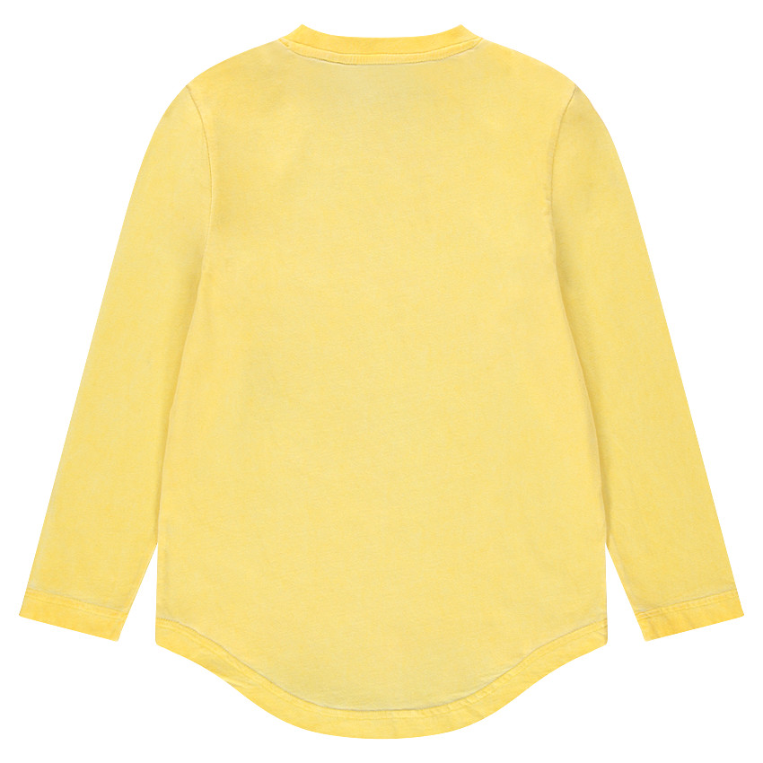 Παιδικά - Κοντομάνικη μπλούζα ζέρσεϊ νηματοβαφή με στάμπα 