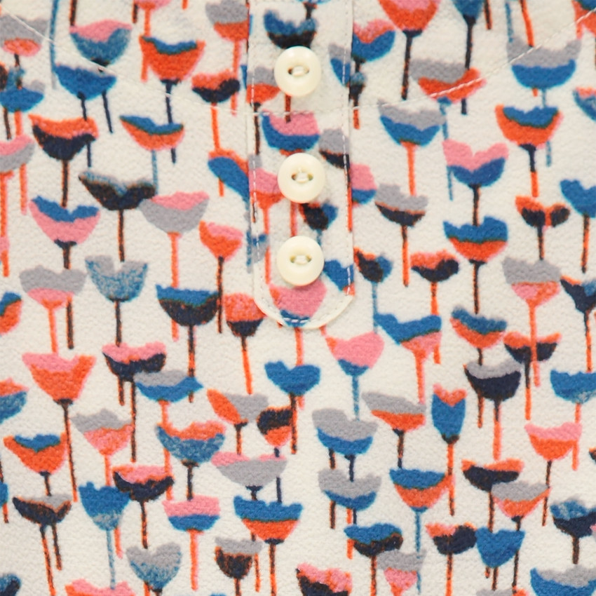 Φόρεμα κρεπ με φλοράλ μοτίβο 